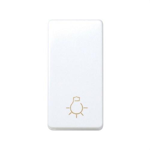 Switch with half-element light engraving and quick terminal system white Simon 27 Play with reference 27151-64 from the brand SIMON