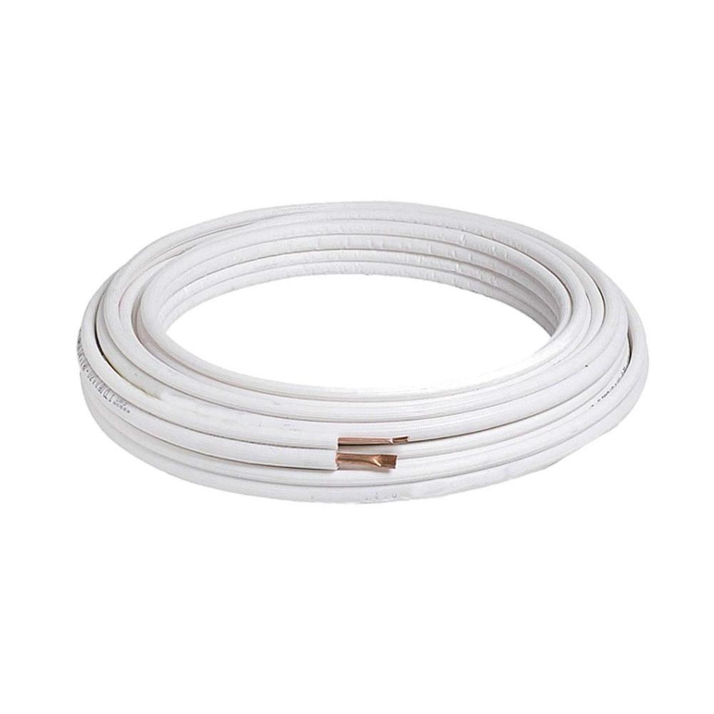 Podwójna rura miedziana izolowana do klimatyzacji 1/4"-3/8" - Rolka 20 metrów z odnośnikiem PEDOBLAM1/4X3/8(20M) od marki TUBERIA COBRE