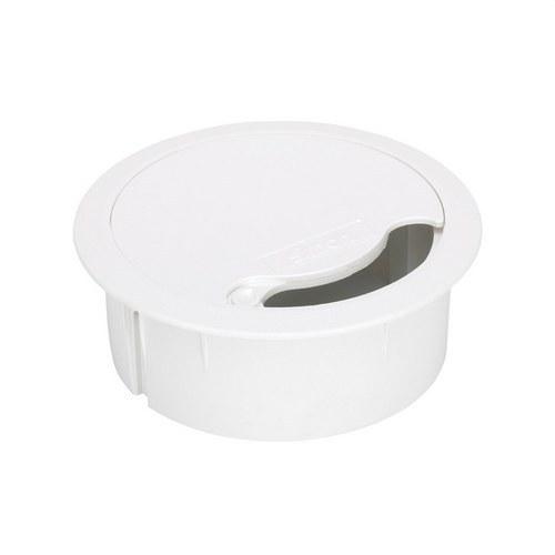 Wyjście kabli do instalacji w podłodze technicznej lub w meblach białych Simon 500 Cima z odnośnikiem 52055000-030 od marki SIMON