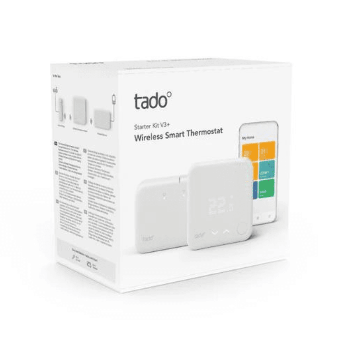 Bezprzewodowy inteligentny termostat startowy TADOº V3+ z WiFi i aplikacją z odnośnikiem ST KIT W V3 + od marki TADOº