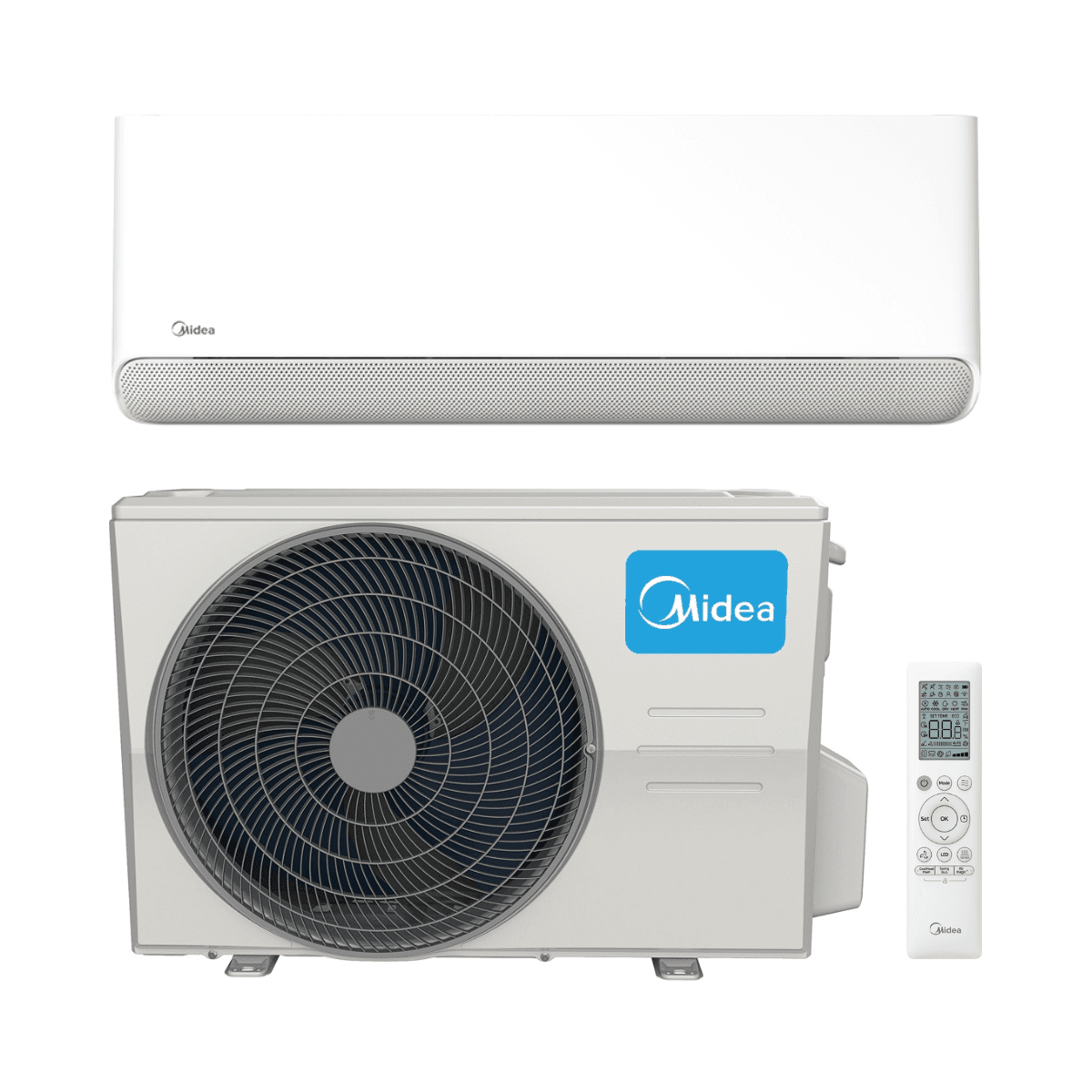 Klimatyzator z WiFi Midea i-Cube Breezeless E 3,5 kW 12000 BTU z odnośnikiem E 35(12)N8 od marki MIDEA