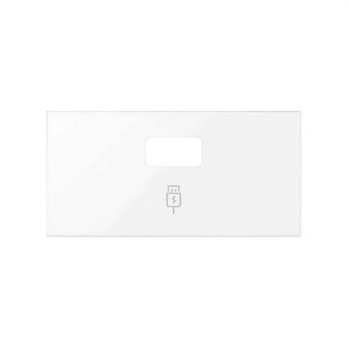 Smartcharge USB Charger Cover 1 Connector Glossy White Simon 100 with reference 10001097-130 from the brand SIMON