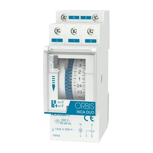 Analogowy wyłącznik czasowy INCA DUO D 230V z odnośnikiem OB330132 od marki ORBIS