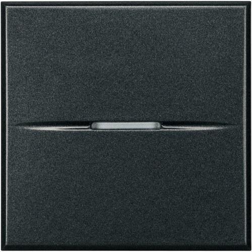 Krzyżowe połączenie osiowe z podświetleniem, zacisk śrubowy, 2 moduły, antracyt Axolute z odnośnikiem HS4004/2 od marki BTICINO