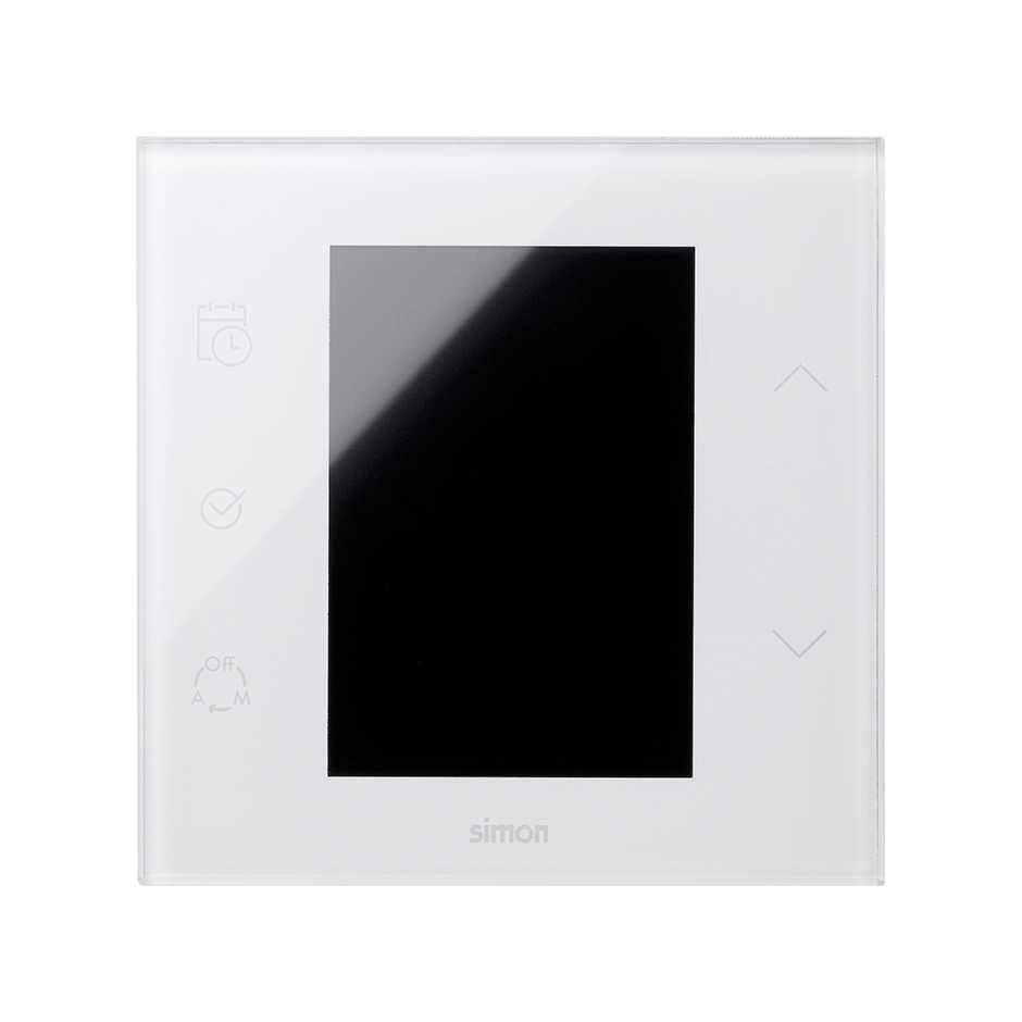 Simon 100 Glossy White Thermostat with reference 10000810-130 from the brand SIMON