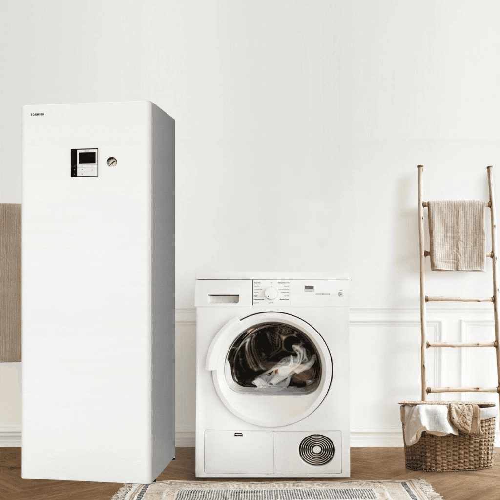 Toshiba Estía All-In-One Mini 55 4 kW 210 Liter Aerothermal Set with reference ESTIAALLINONEMINI55 from the brand TOSHIBA