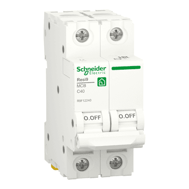 Wyłącznik nadprądowy Resi9 2P 40 A 6000 A 230 V z odnośnikiem R9F12240 od marki SCHNEIDER ELECTRIC