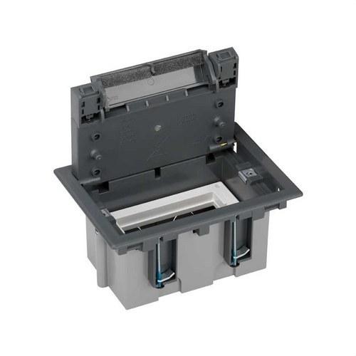 Regulowana puszka podłogowa na 2 elementy do instalacji w podłodze technicznej szara Simon 500 Cima z odnośnikiem 52050101-035 od marki SIMON
