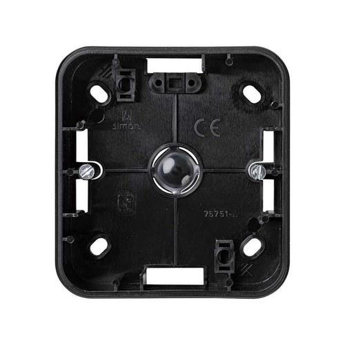 High Surface Box for 1 Black Element Simon 75 with reference 75751-32 from the brand SIMON