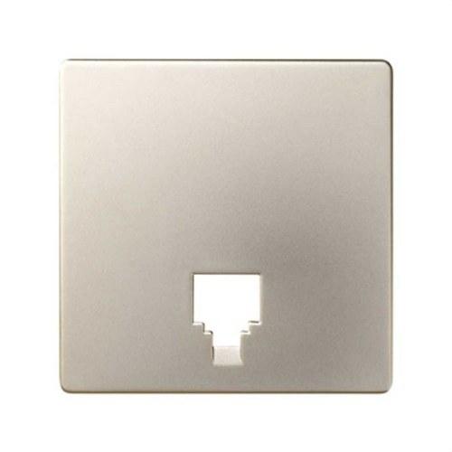 Plate for telephone sockets with RJ11 and RJ12 connectors cava Simon 82 with reference 82062-64 from the brand SIMON