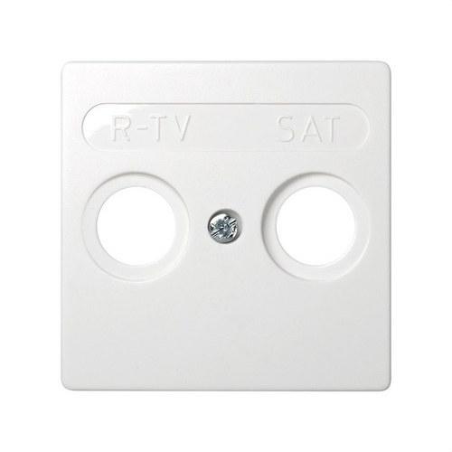 Plate for R-TV+SAT Inductive Sockets White Simon 73 Loft with reference 73097-60 from the brand SIMON
