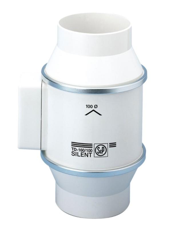 Kanałowy wyciąg helicocentryczny TD-160/100N Silent z odnośnikiem 5211318000 od marki SOLER & PALAU