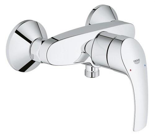 Jednouchwytowa bateria prysznicowa 1/2" Grohe Eurosmart chrom z odnośnikiem 33555002 od marki GROHE