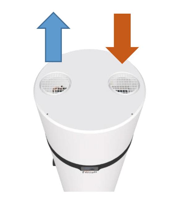 Pompa ciepła do CWU z WiFi Ferroli EGEA TECH LT 120 litrów z odnośnikiem GAA0Y8KA od marki FERROLI
