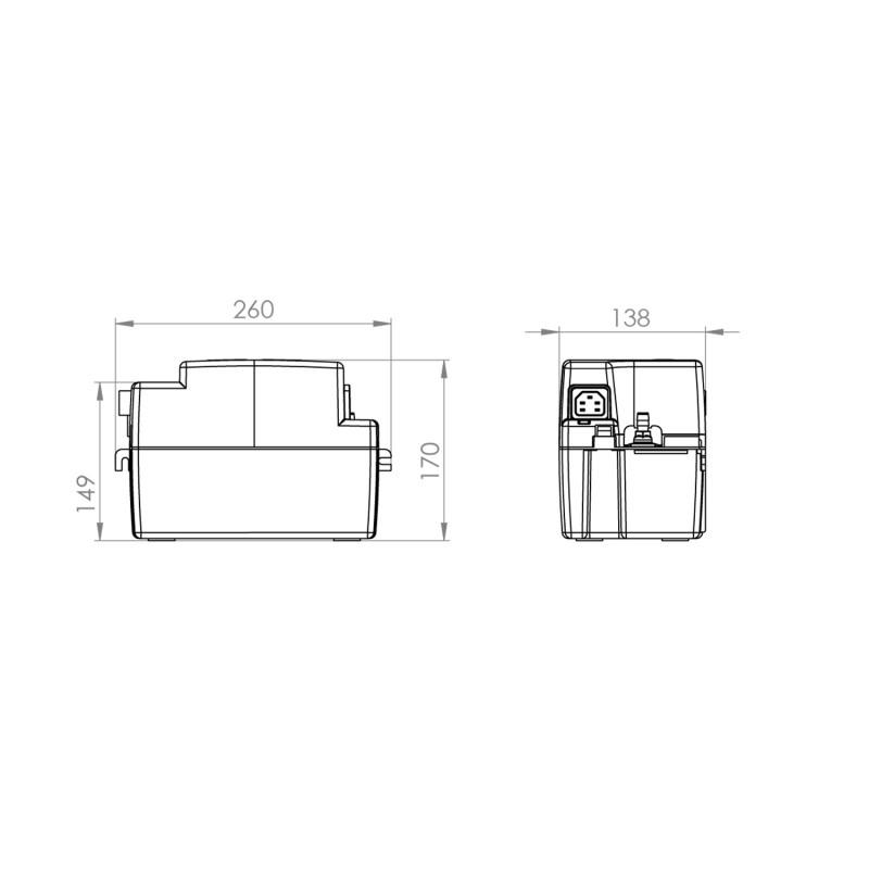 SFA SANICONDENS Mini Condensate Pump with reference SK6MINI from the brand SFA SANITRIT