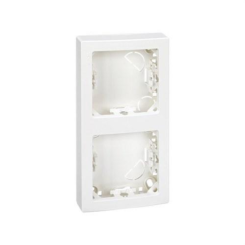 Frame with base for 2 vertical elements white Simon 73 Loft with reference 73621-60 from the brand SIMON