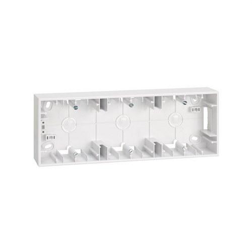 Surface Wall Box Base for 3 Elements White Simon 27 Play with reference 2700753-030 from the brand SIMON
