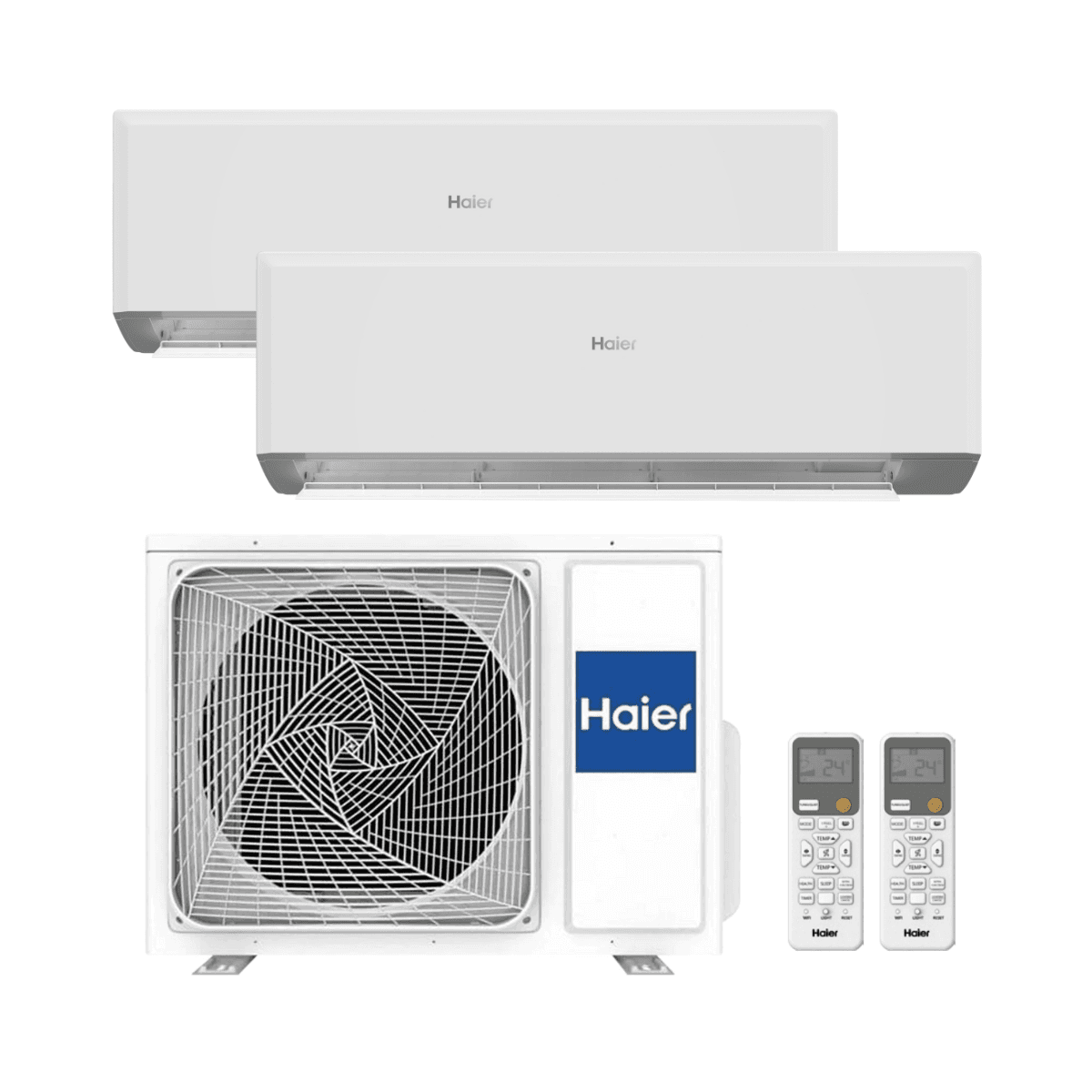 Klimatyzator 2x1 z WiFi Haier GEOS R+ 2,5 kW + 3,5 kW z odnośnikiem HAIERGEOSR+2535 od marki HAIER