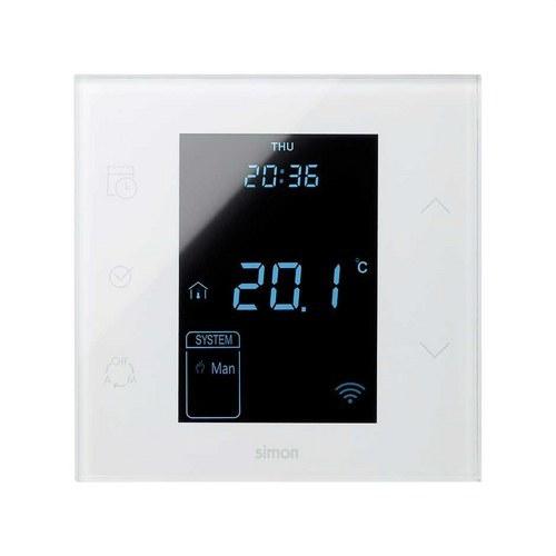 Simon 100 Glossy White Thermostat with reference 10000810-130 from the brand SIMON