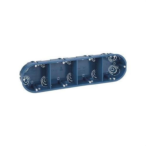 Flush-mounted box for 4 elements for hollow partition Simon 31 with reference 31742-61 from the brand SIMON