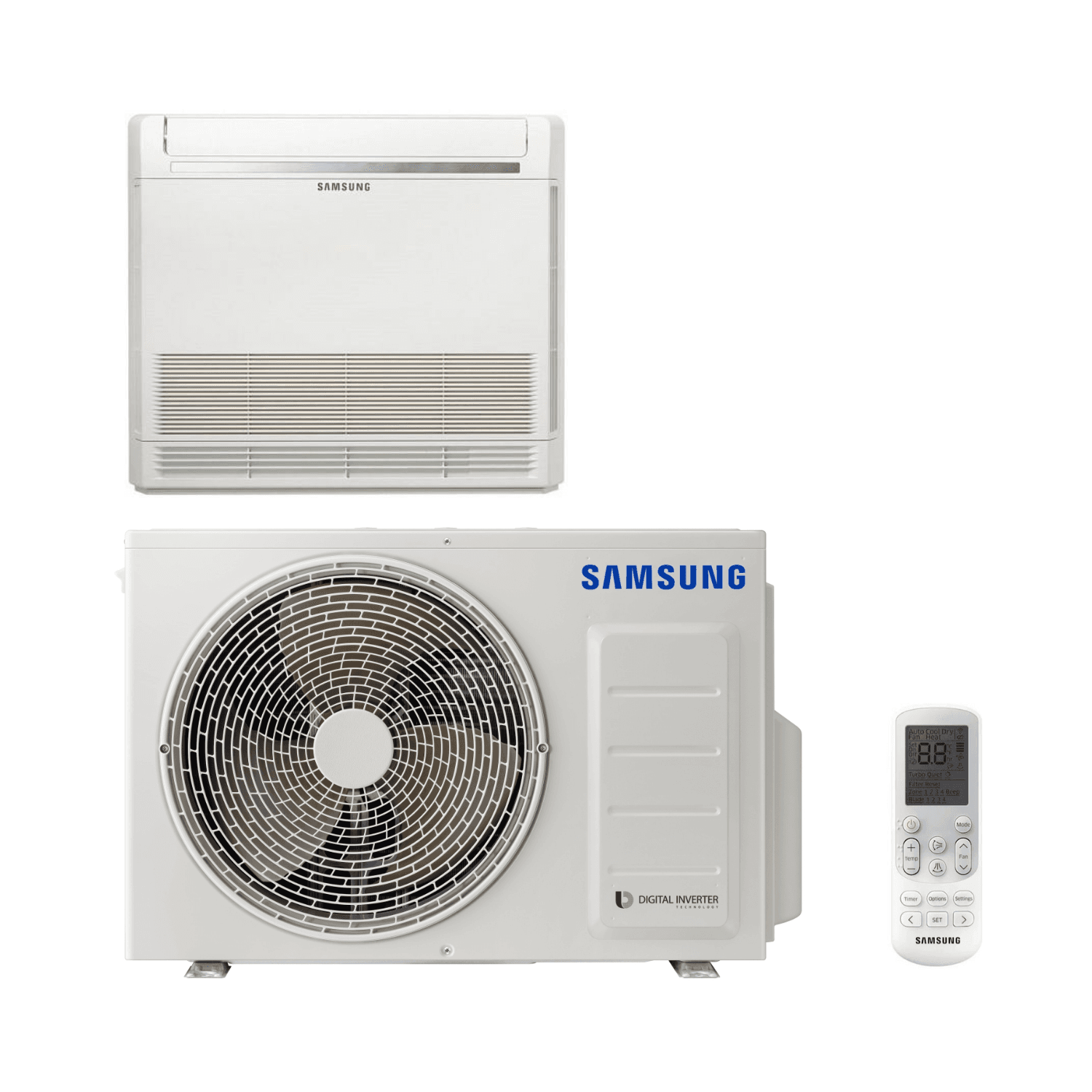 Klimatyzator podłogowy Samsung 5,0 kW 18000 BTU z odnośnikiem F-CONSOLE52R od marki SAMSUNG