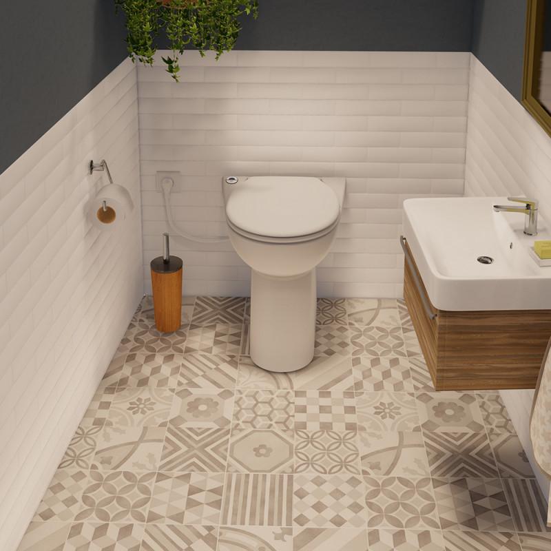 Toilet with SFA SANICOMPACT C43 Macerator with reference 0100804 from the brand SFA SANITRIT