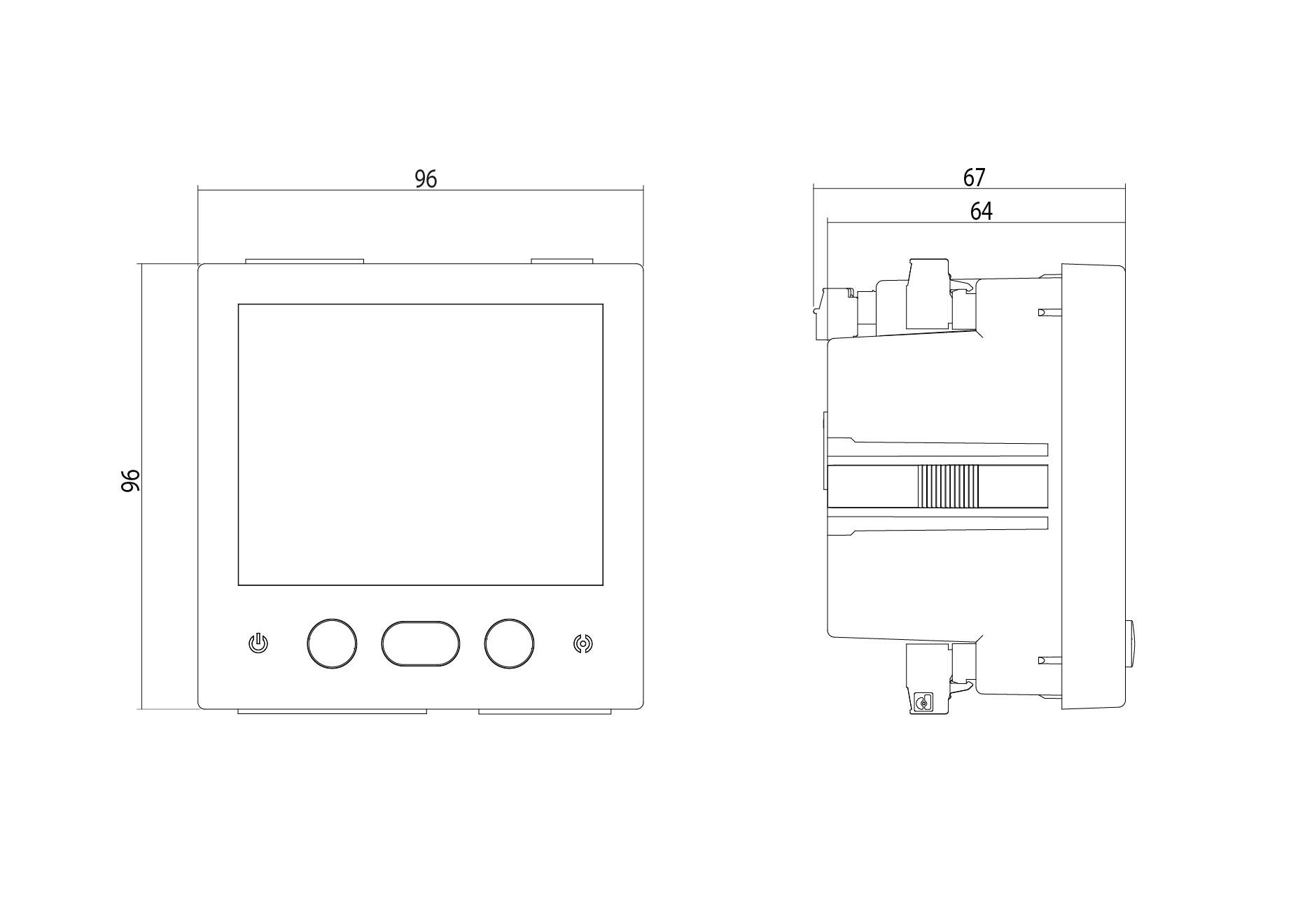 Trójfazowy analizator sieci panelowy Circutor CVM-C11-ITF-IN-485-ICT2 z odnośnikiem M58541. od marki CIRCUTOR