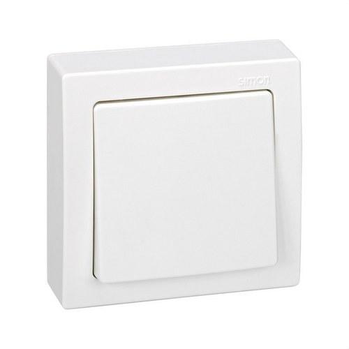 Monobloc switch with screw terminal system white Simon 73 Loft with reference 73201-50 from the brand SIMON