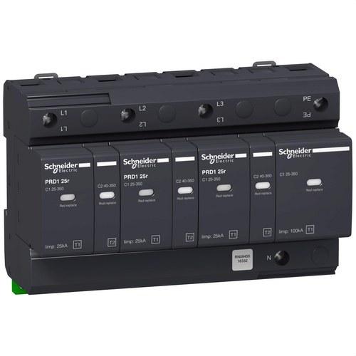 Ogranicznik przepięć PRD1 25r 3P+N z odnośnikiem 16332 od marki SCHNEIDER ELECTRIC