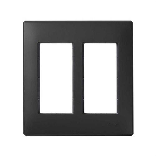 Recessed Wall Frame and Support for 2 Double Graphite Modules Simon 500 Cima with reference 51010102-038 from the brand SIMON