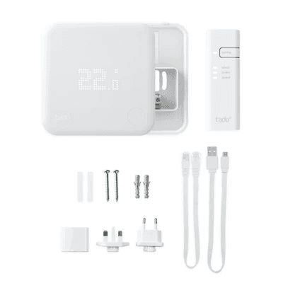 Inteligentny termostat przewodowy Tado V3+ - Zestaw startowy z odnośnikiem ST KIT V3+ od marki TADO