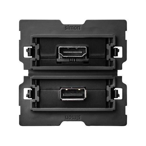 Złącze HDMI V1.4 + złącze USB 2.0 typ A Simon 100 z odnośnikiem 10000563-039 od marki SIMON