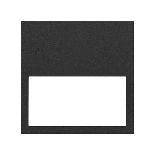 Czarna matowa ramka minimalna na 1 element Simon 100 z odnośnikiem 10001610-238 od marki SIMON