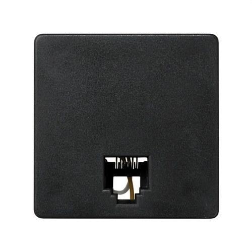 Graphite RJ12 Telephone Socket with 6 Contacts Simon 27 Play with reference 27481-38 from the brand SIMON