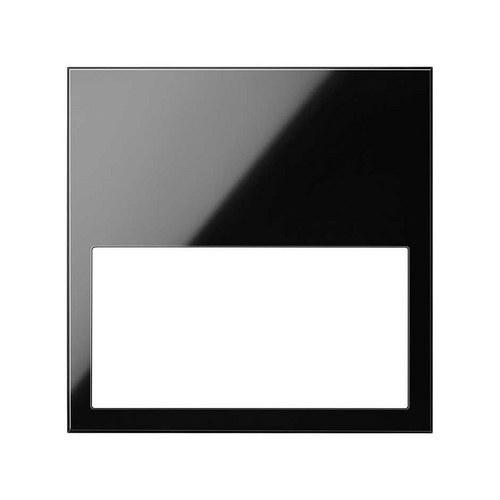 Minimalna ramka na 1 element czarny błyszczący Simon 100 z odnośnikiem 10001610-138 od marki SIMON