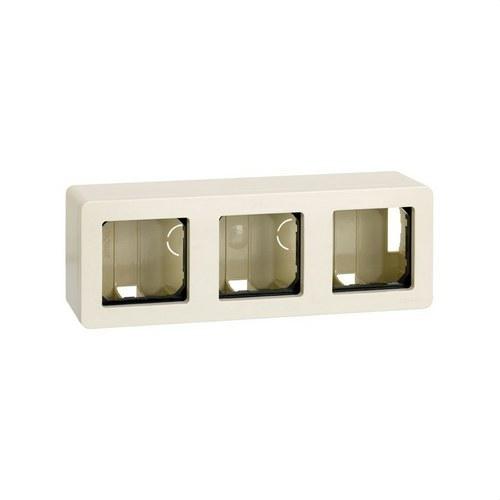Surface box for 3 elements ivory Simon 27 with reference 27831-32 from the brand SIMON