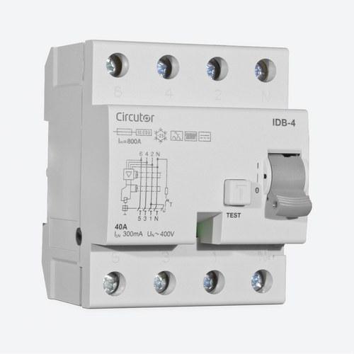 Wyłącznik różnicowoprądowy typu B IDB-4 4P-40A-300 mA z odnośnikiem P17222. od marki CIRCUTOR