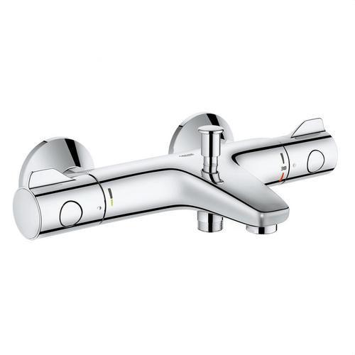 Termostatyczna bateria prysznicowo-wannowa 1/2" Grohe Grohtherm 800 chrom z odnośnikiem 34567000 od marki GROHE