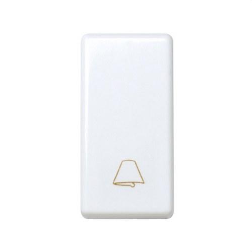 Push Button with Bell Engraving, Half Element, and Quick Connection System, White Simon 27 Play with reference 27150-64 from the brand SIMON