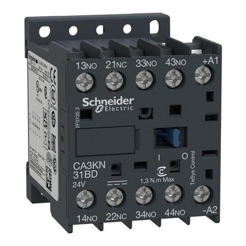 Stycznik pomocniczy TeSys CA3K 3NO+1NC 24V DC z odnośnikiem CA3KN31BD od marki SCHNEIDER ELECTRIC