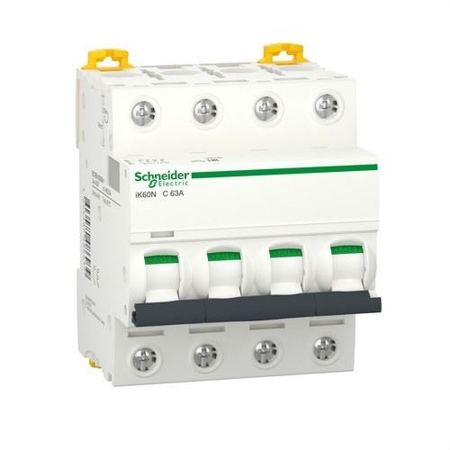 IK60N Circuit Breaker 4P 63A Curve C 6kA with reference A9K24463 from the brand SCHNEIDER ELECTRIC