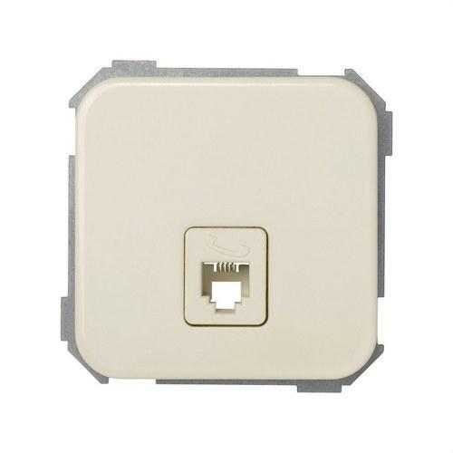 Telephone Socket with 4 RJ11 Contacts Ivory Simon 31 with reference 31480-31 from the brand SIMON