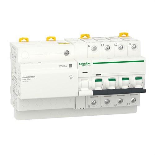 Ogranicznik przepięć przejściowych i trwałych IGA Acti9 Combi SPU 3P+N 63A z odnośnikiem A9L20763 od marki SCHNEIDER ELECTRIC